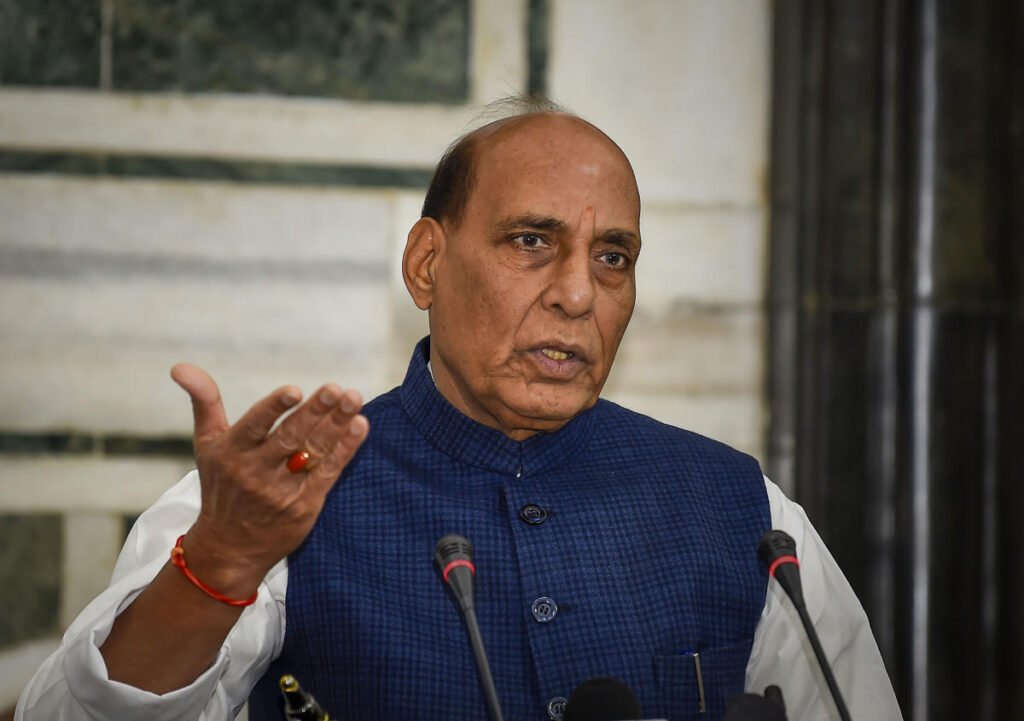 Rajnath Singh Leaves