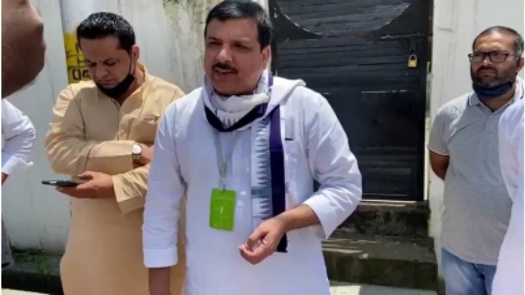 AAP MP Sanjay Singh lies