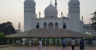Part of the mosque