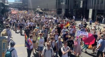 Massive Protests In Germany Against Corona Pandemic Sanctions