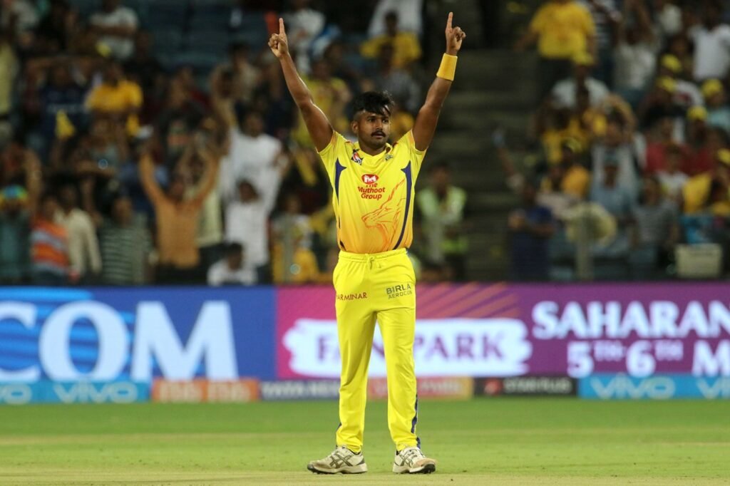 Chennai player breaks