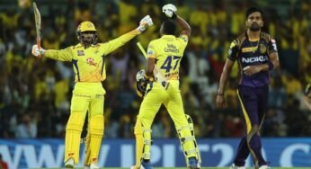 Jadeja Hits The Last Ball For Six, Gives Chennai The Victory