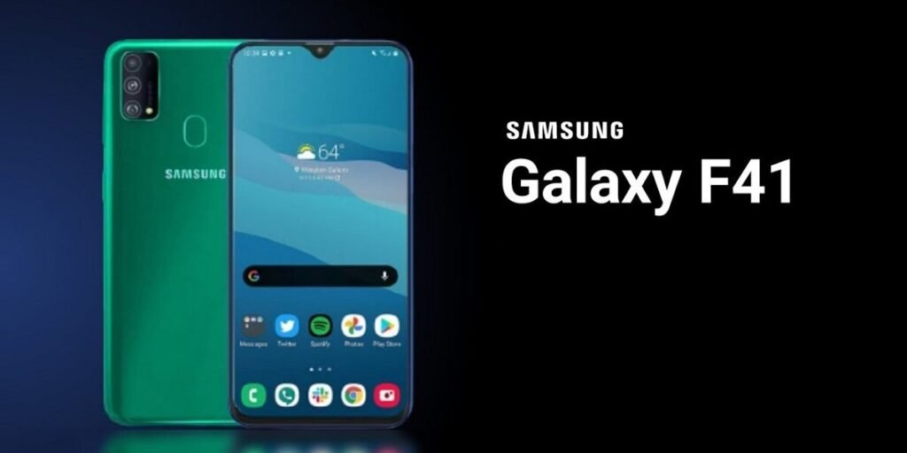 Samsung Galaxy F41 with