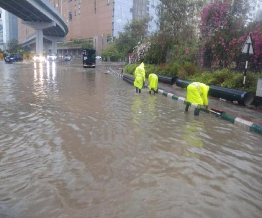 Waterlogging in Hyderabad