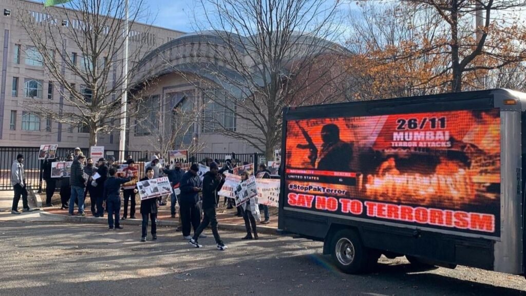 Indian Americans protest