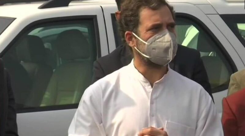 Rahul left for an abroad trip