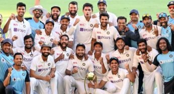 Team India Won The Border Gavaskar Trophy By 2-1