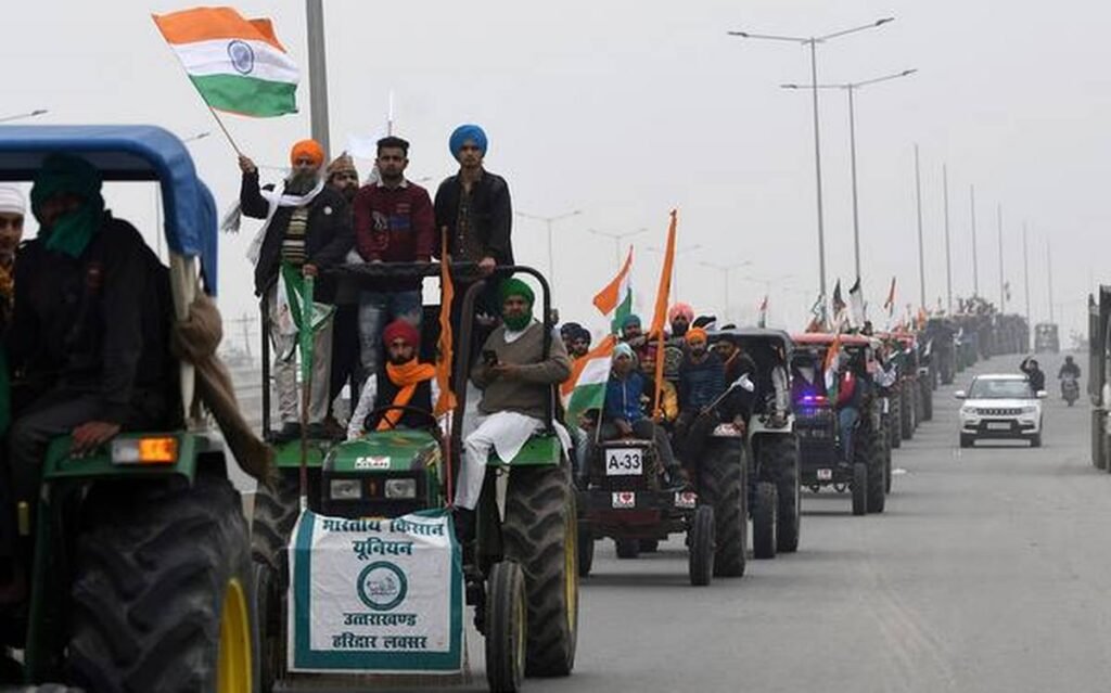 Tractors continue to parade