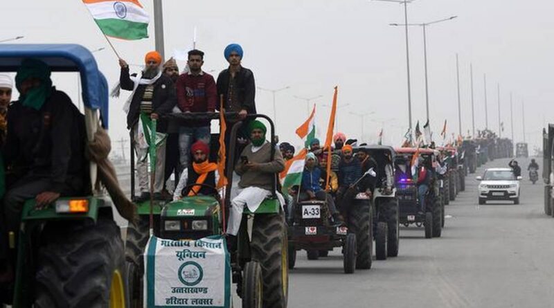 Tractors continue to parade