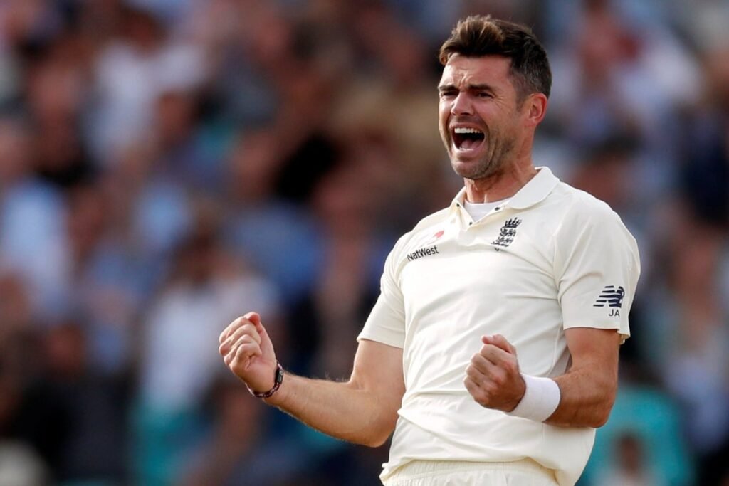 England fast bowler James Anderson