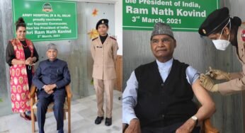 President Ram Nath Kovind Gets Corona vaccine