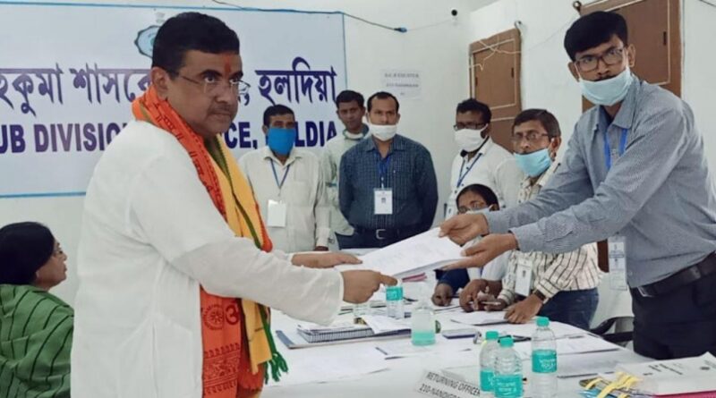 Suvendu Adhikari filed Nomination