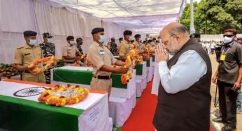 Amit Shah Pays Tribute To Martyred Security Personnel