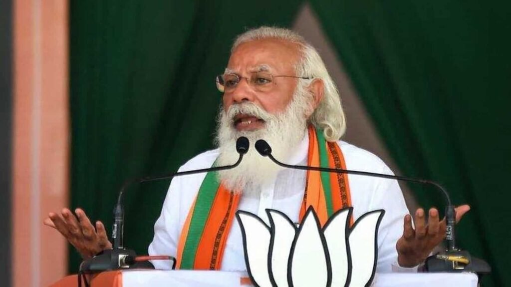 Modi addresses workers