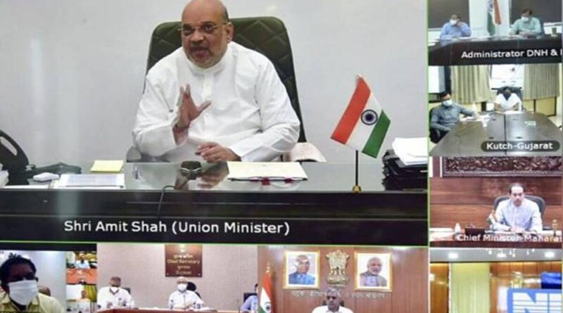 Amit Shah talks to Chief Ministers