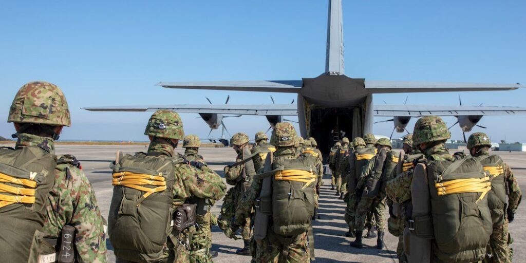 Japan conducts military exercises