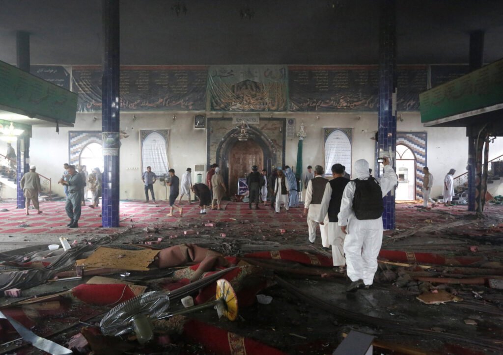 Bomb blast during Eid prayers