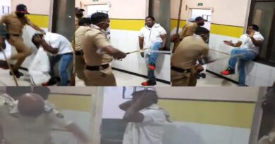Police beat up BJP Yuva Morcha leader