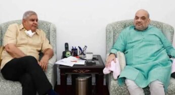 Bengal Governor Dhankhar Arrives To Meet Amit Shah