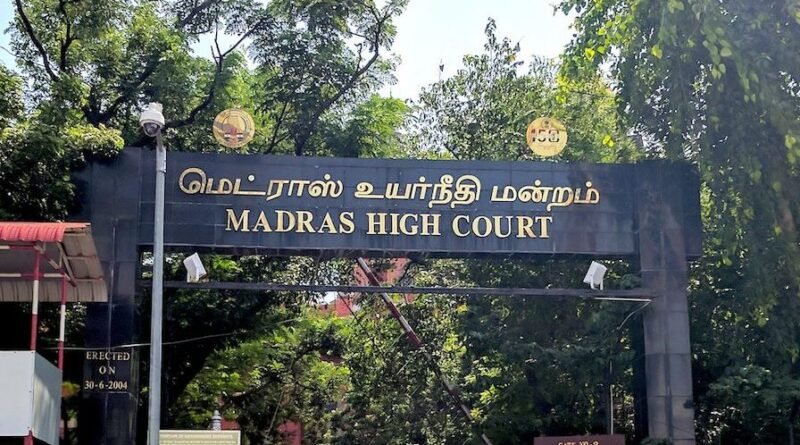 Madras High Court appeals