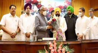 Punjab’s New CM Charanjit Channi Took An Oath