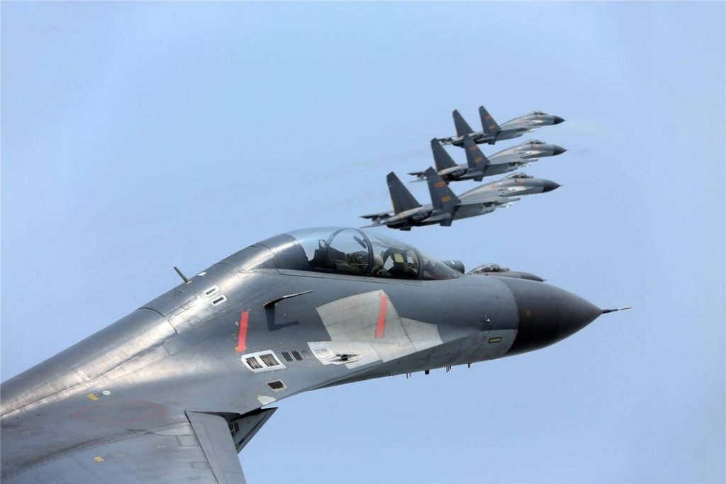 China sent 52 fighter planes towards