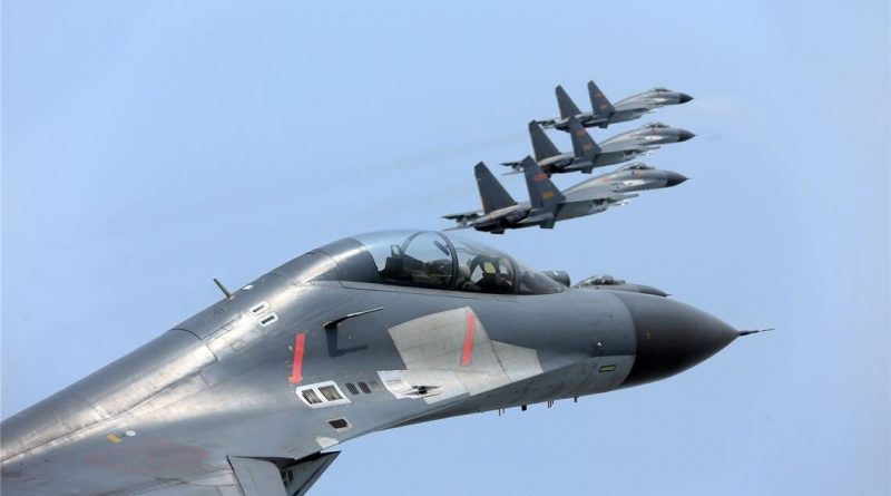 China sent 52 fighter planes towards
