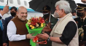 Amit Shah J&K Visit: Union Home Minister Arrives In Srinagar