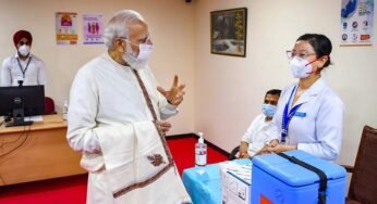 India Created History By Injecting 100 Crore Vaccine Doses