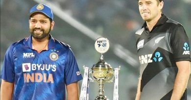 Team India and New Zealand