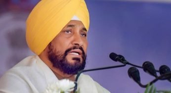 CM Channi Addressed A Public Meeting In Pathankot
