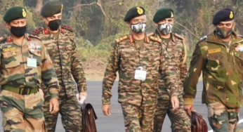 Naravane Wore New Uniform During The Tour Of EC Area