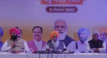 BJP’s Gramin Sankalp Patra Released In Punjab