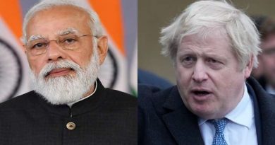Boris Johnson talks to PM Modi