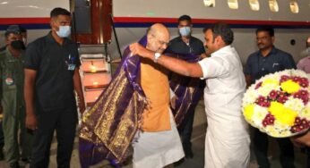Home Minister Amit Shah Arrives In Chennai