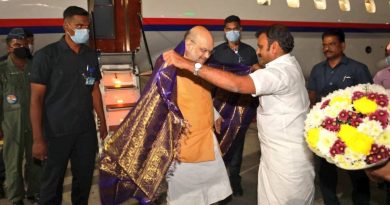 Home Minister Amit Shah arrives