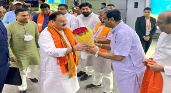 JP Nadda Arrived On A Two-day Tour Of West Bengal