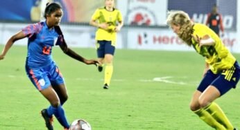 Indian Women’s Football Team Lost 0-1 To Sweden
