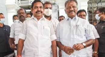 AIADMK’s Single Leadership Controversy At Its Peak