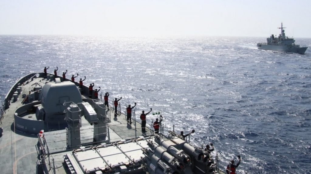 INS Tarkash completes exercise