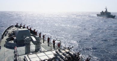 INS Tarkash completes exercise