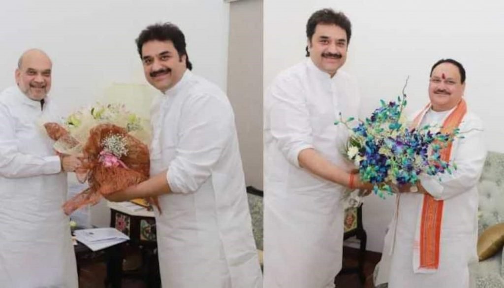 Kuldeep Bishnoi meets Amit Shah
