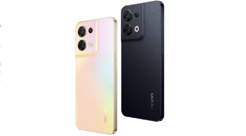 Two smartphones of Oppo