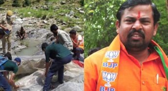 Telangana BJP MLA Raja Singh Narrowly Escaped Cloudburst