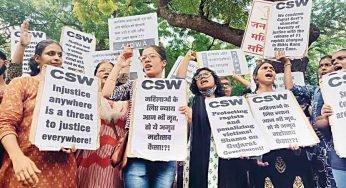 Protest Against The Release Of 11 Prisoners Of Bilkis Banu Case
