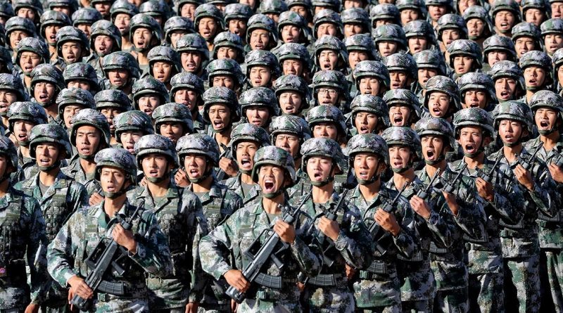 China's increasing military interference