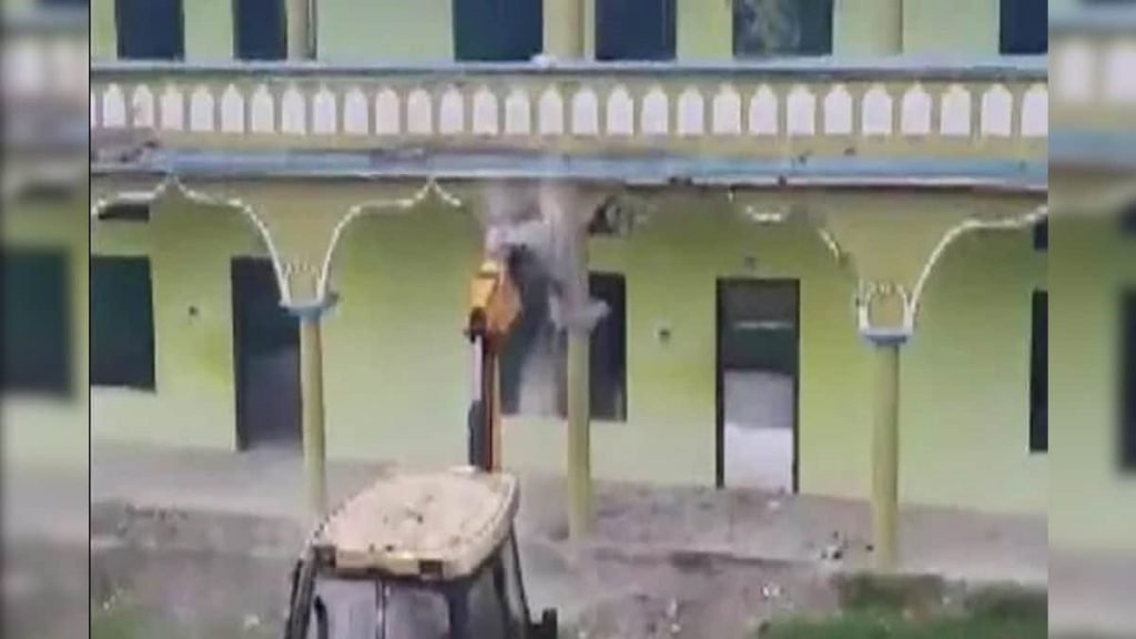 Local people themselves demolished