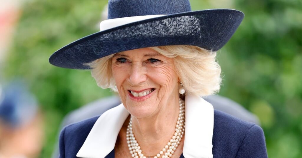 British Queen Camilla narrowly s