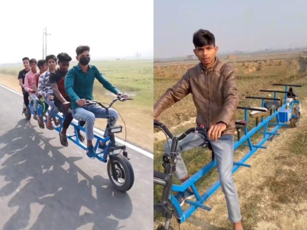 Indian youth made a unique electric bike