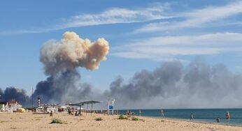 Explosions Rocked Russian Navy Airbases Loads Of Miles From The Border